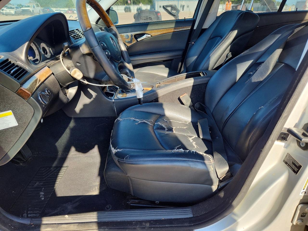 2007 Mercedes-benz E 350 Silver vin: WDBUF56XX7B153855