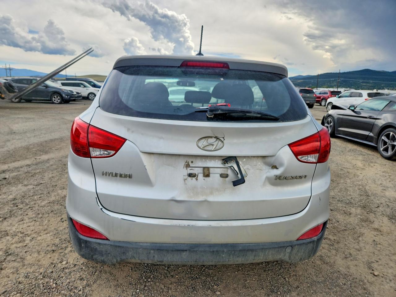 2010 Hyundai Tucson Gls Silver vin: KM8JT3AC4AU077594