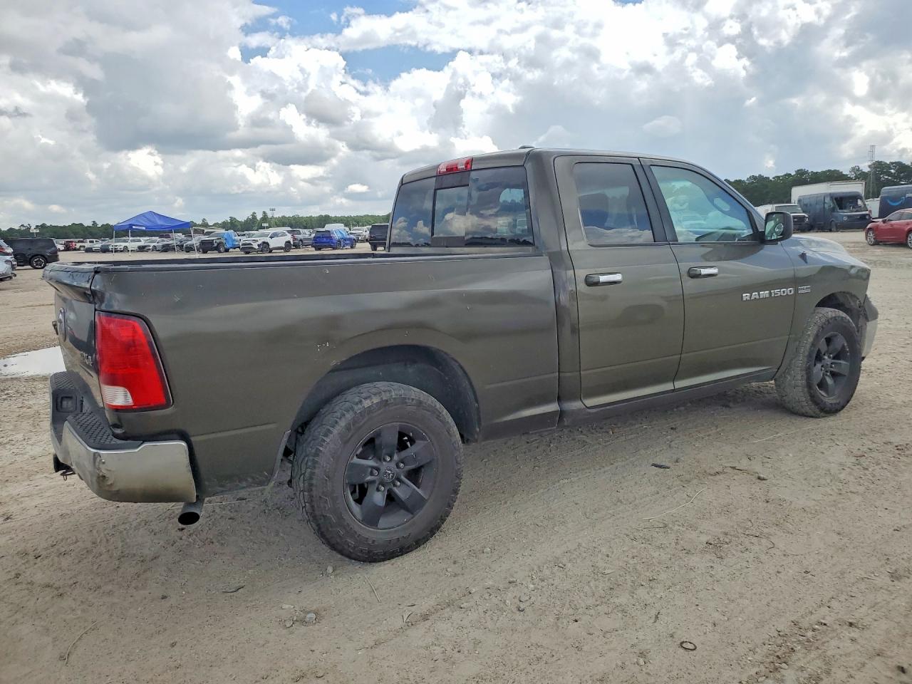 2012 Dodge Ram 1500 Slt Green vin: 1C6RD7GT2CS145805