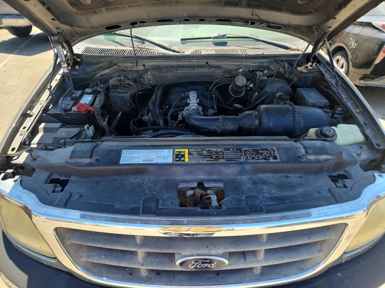 2003 Ford F150 Gray vin: 1FTRX17213NA99497