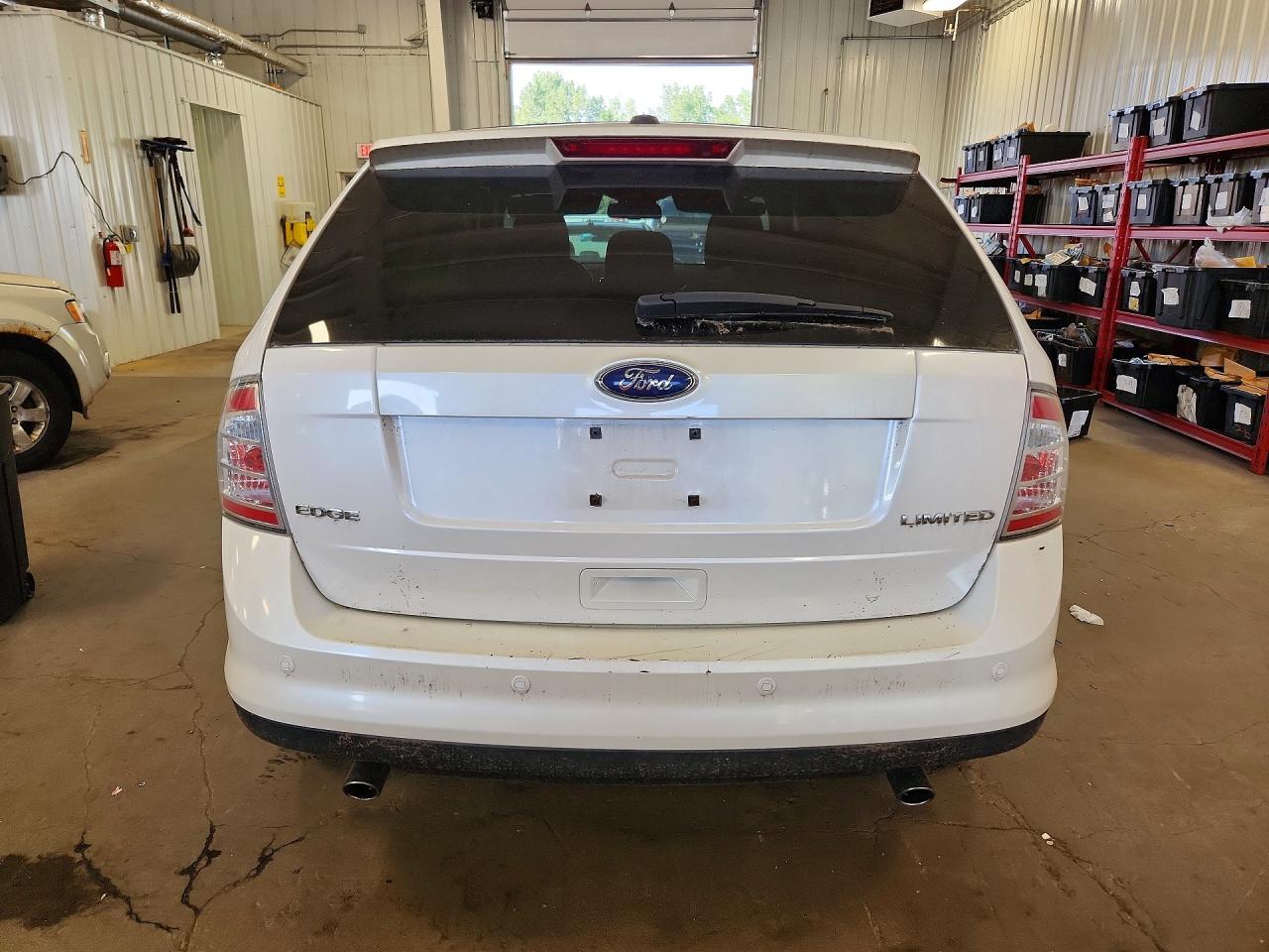 2009 Ford Edge Limited White vin: 2FMDK39C89BA92590