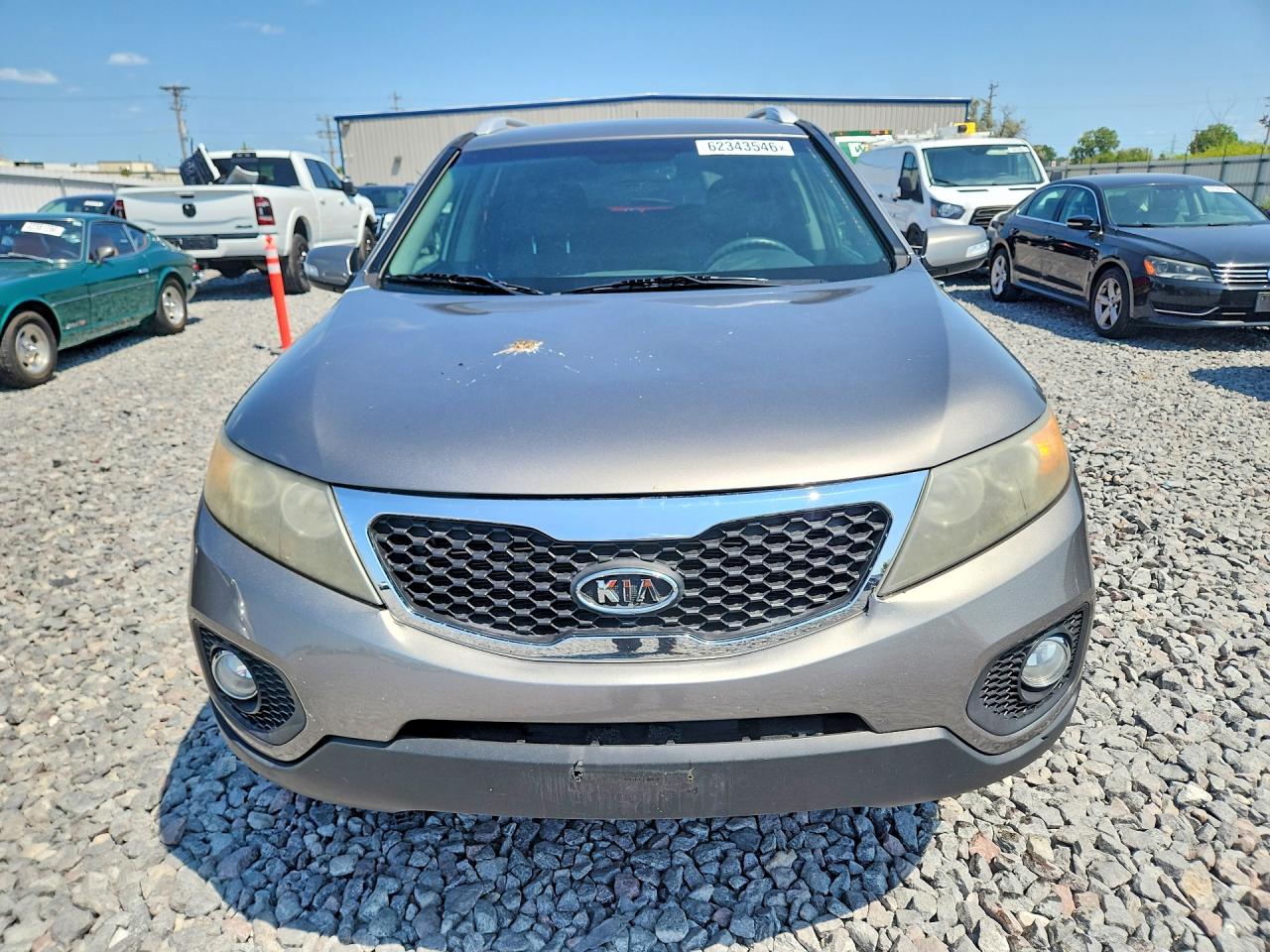 2011 Kia Sorento Lx Gray vin: 5XYKT4A14BG087445