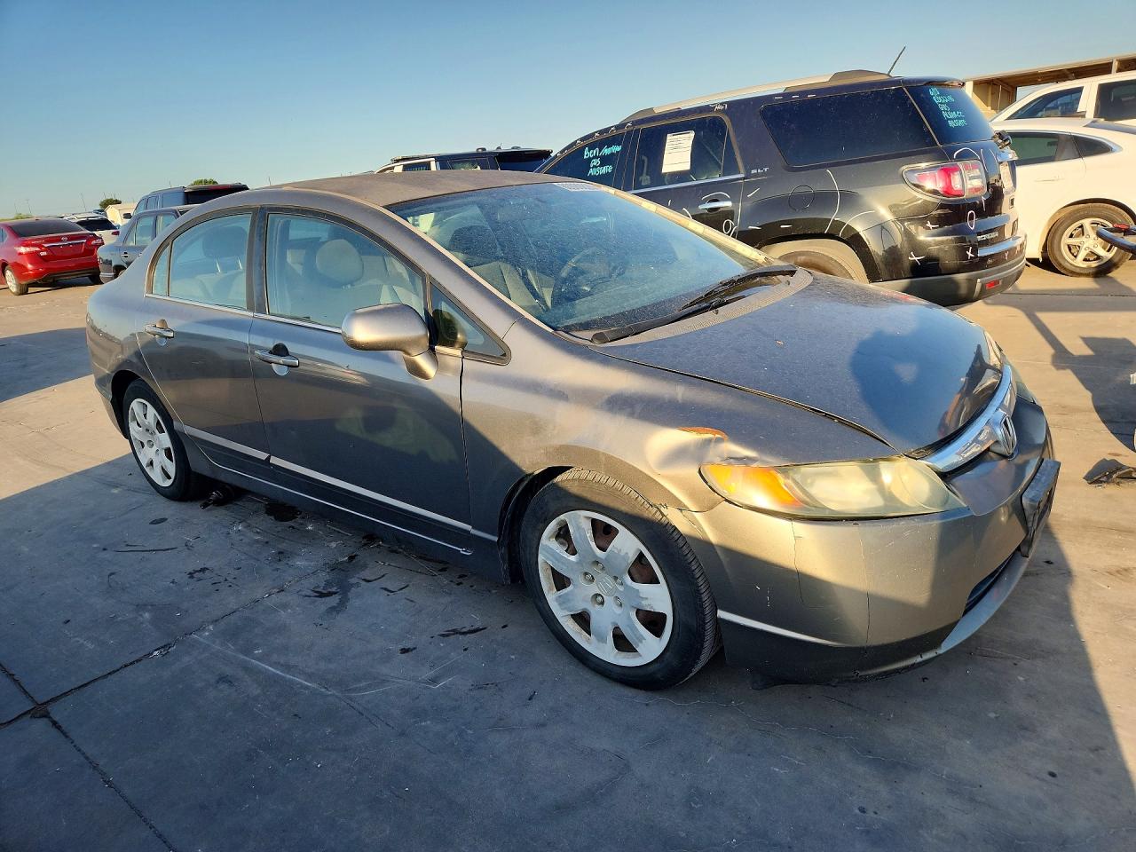 2006 Honda Civic Lx Серый vin: 1HGFA16576L039211