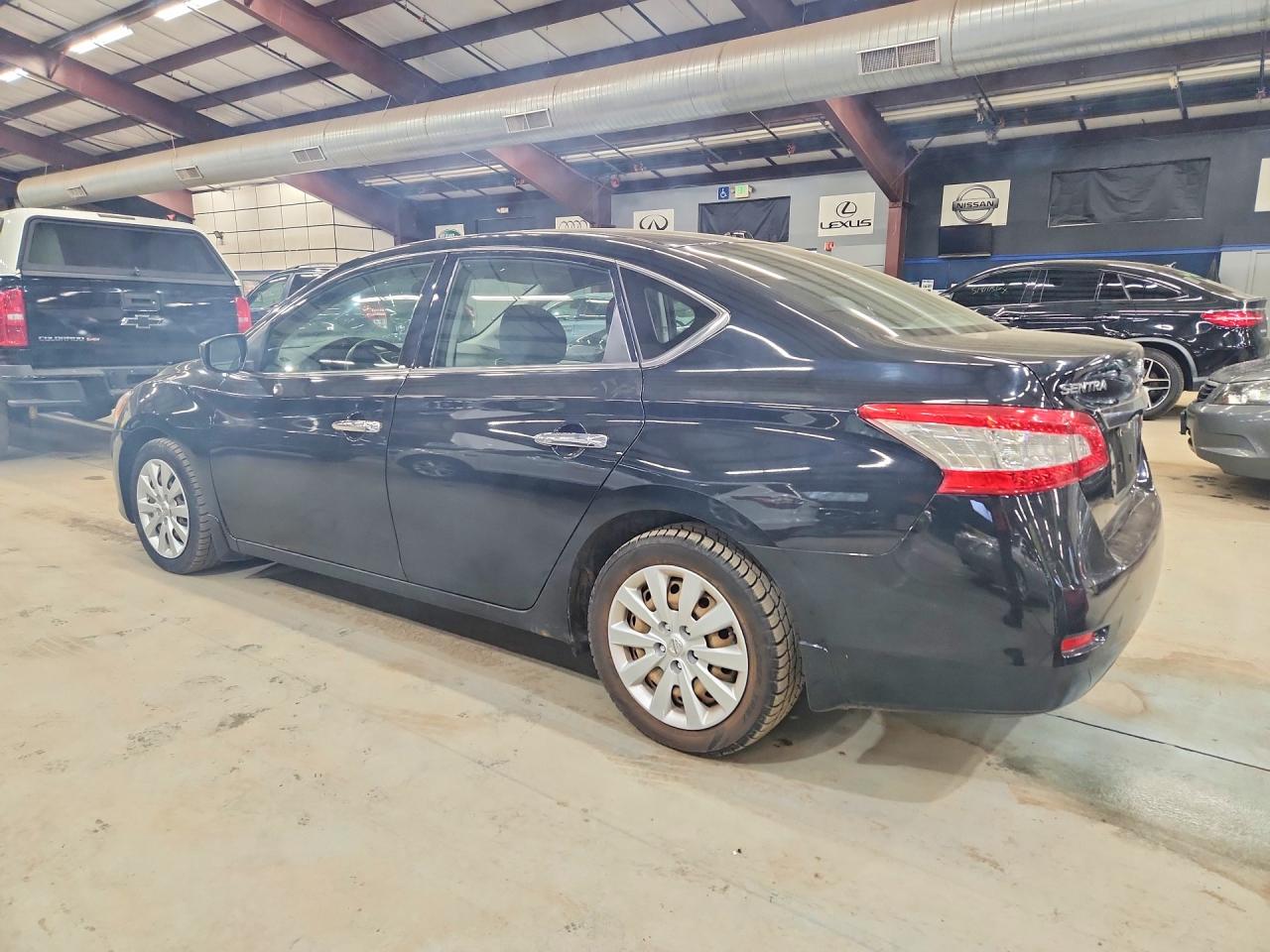2015 Nissan Sentra Sv Черный vin: 3N1AB7AP2FL683076