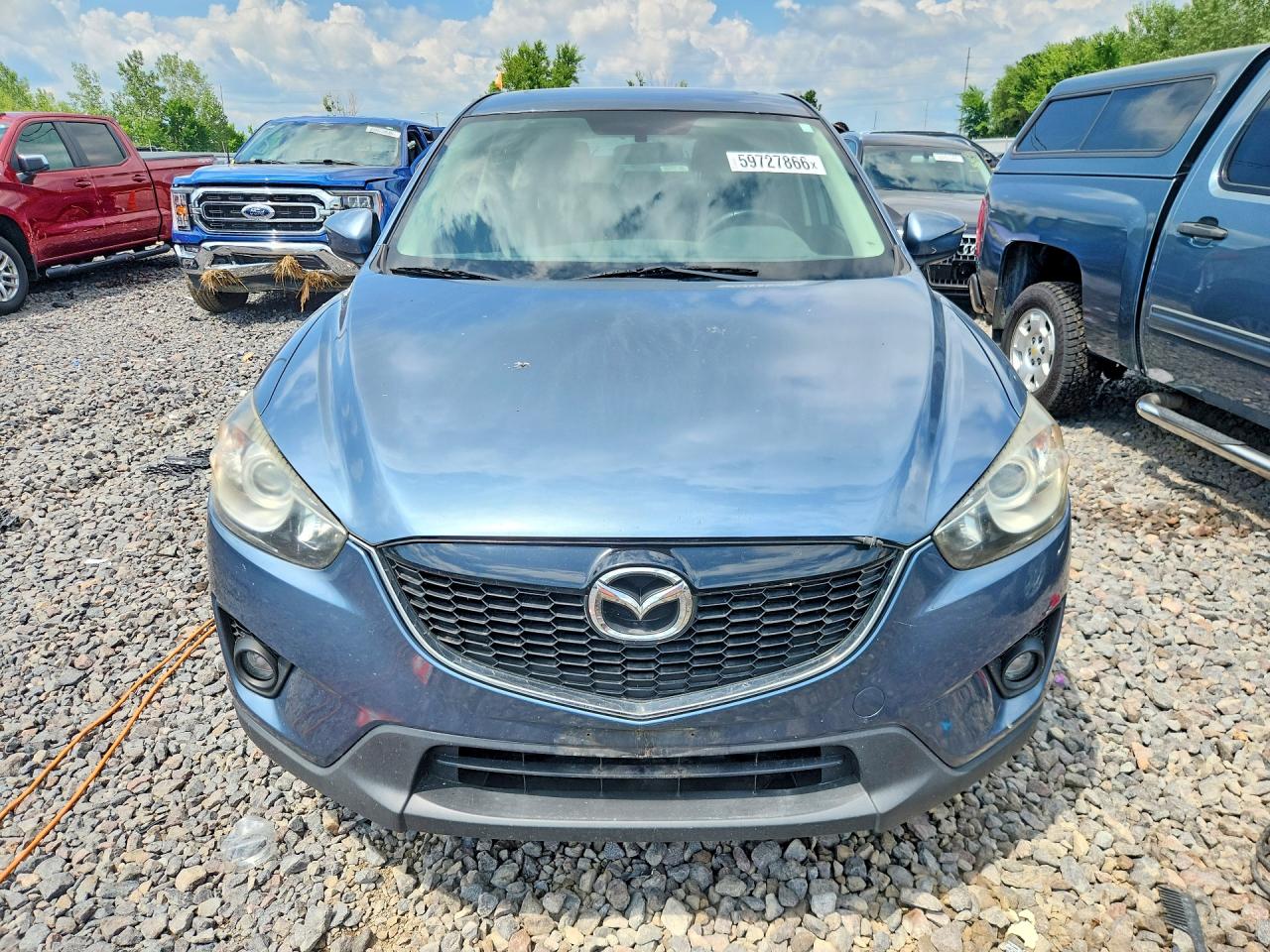2015 Mazda Cx-5 Touring Blue vin: JM3KE4CY7F0514138