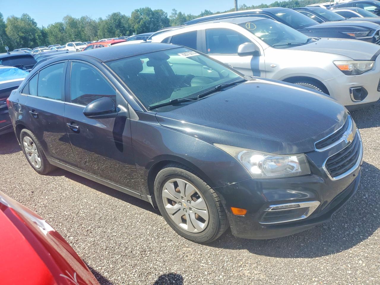 2015 Chevrolet Cruze Lt Black vin: 1G1PC5SB1F7221486