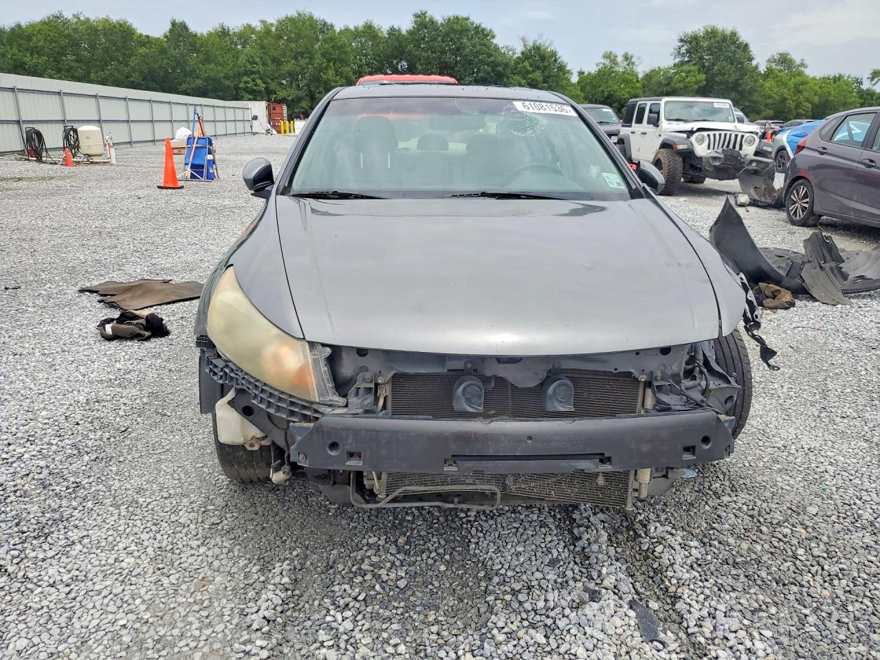 2008 Honda Accord Exl Gray vin: JHMCP26878C069956
