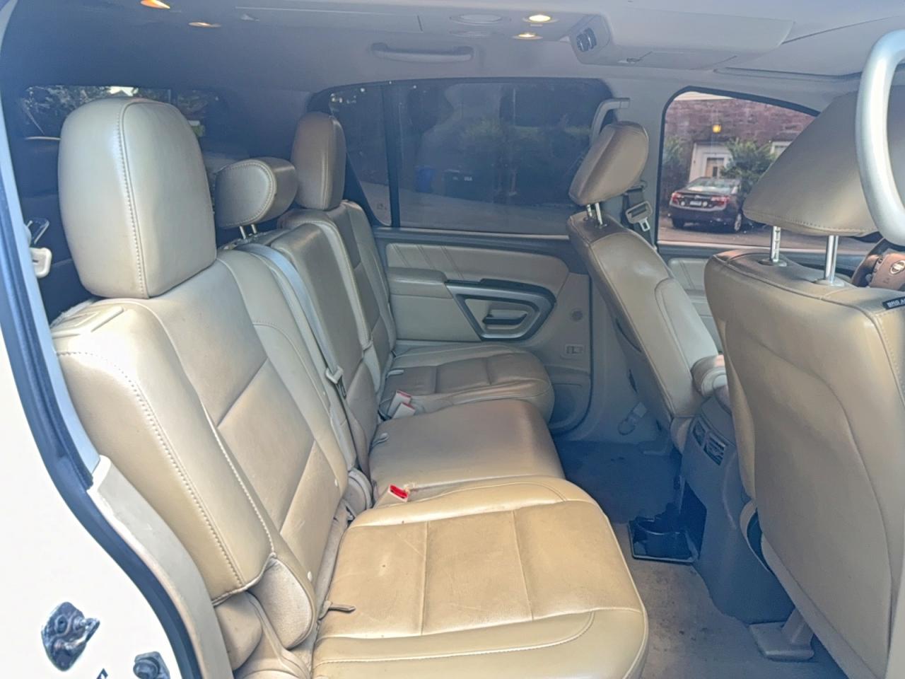 2015 Nissan Armada Sl Белый vin: 5N1AA0ND5FN608634