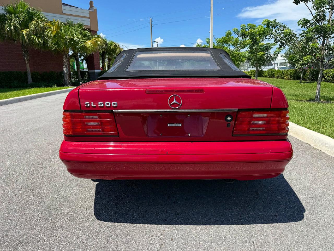 1997 Mercedes-benz Sl 500 Red vin: WDBFA67F5VF144926