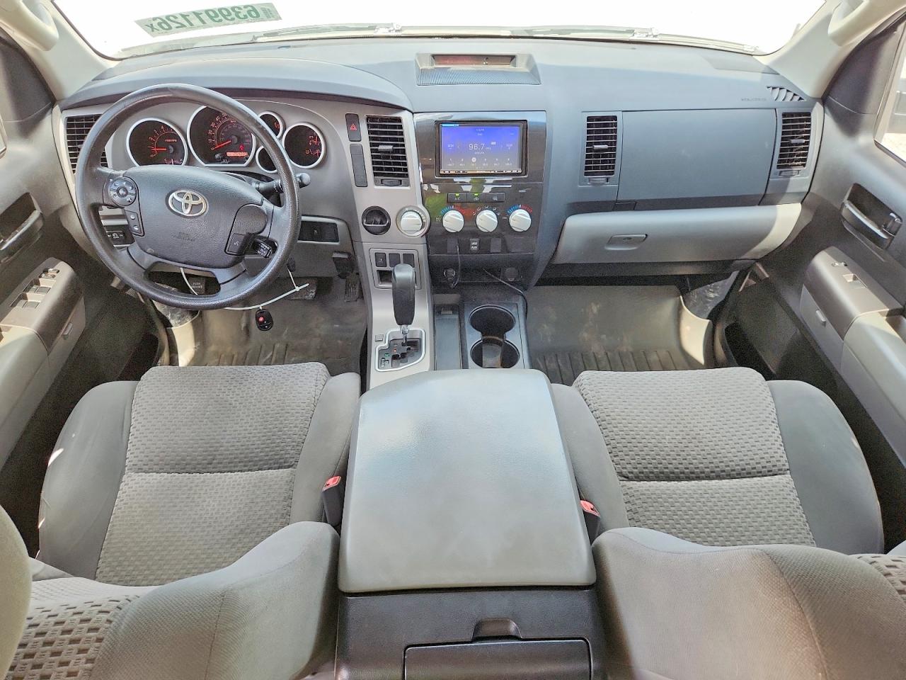2013 Toyota Tundra Double Cab Sr5 White vin: 5TFRM5F17DX057463