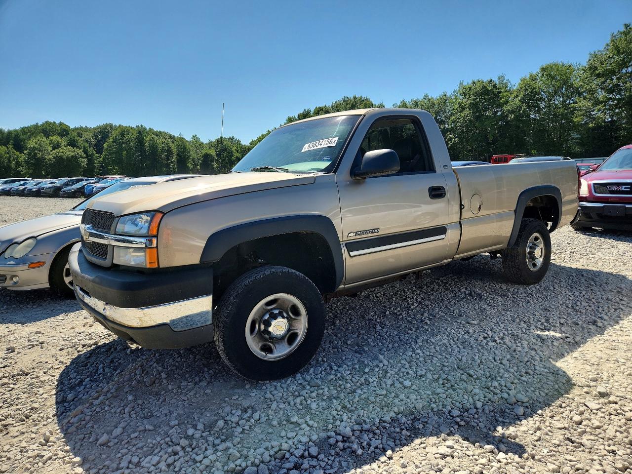 2004 Chevrolet Silverado C2500 Heavy Duty Brown vin: 1GCHC24U84E229179