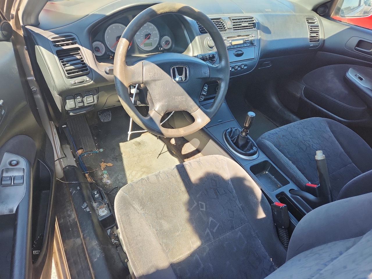 2002 Honda Civic Ex Silver vin: 1HGEM21942L102715