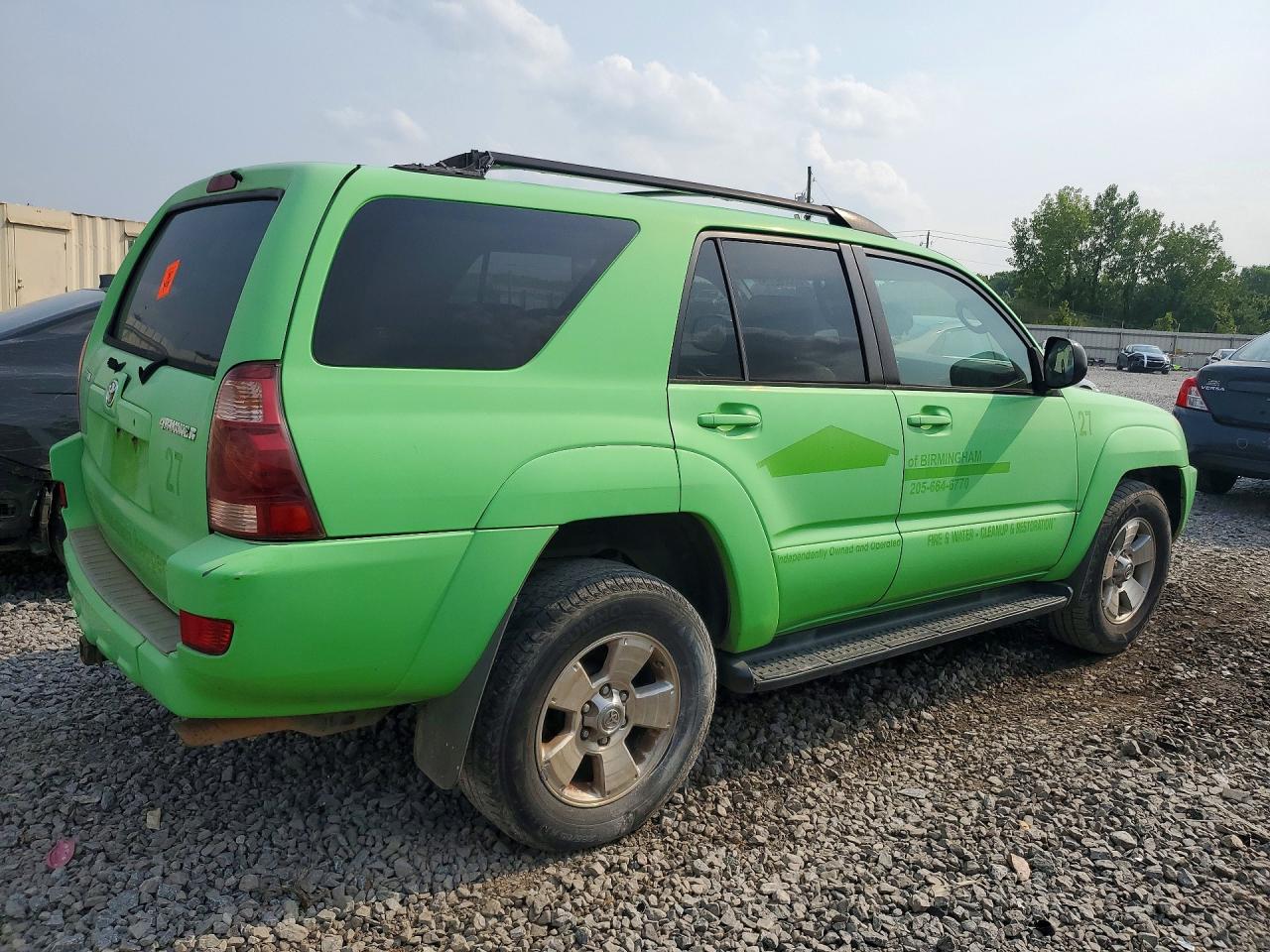 2004 Toyota 4runner Sr5 Green vin: JTEZU14R940020470