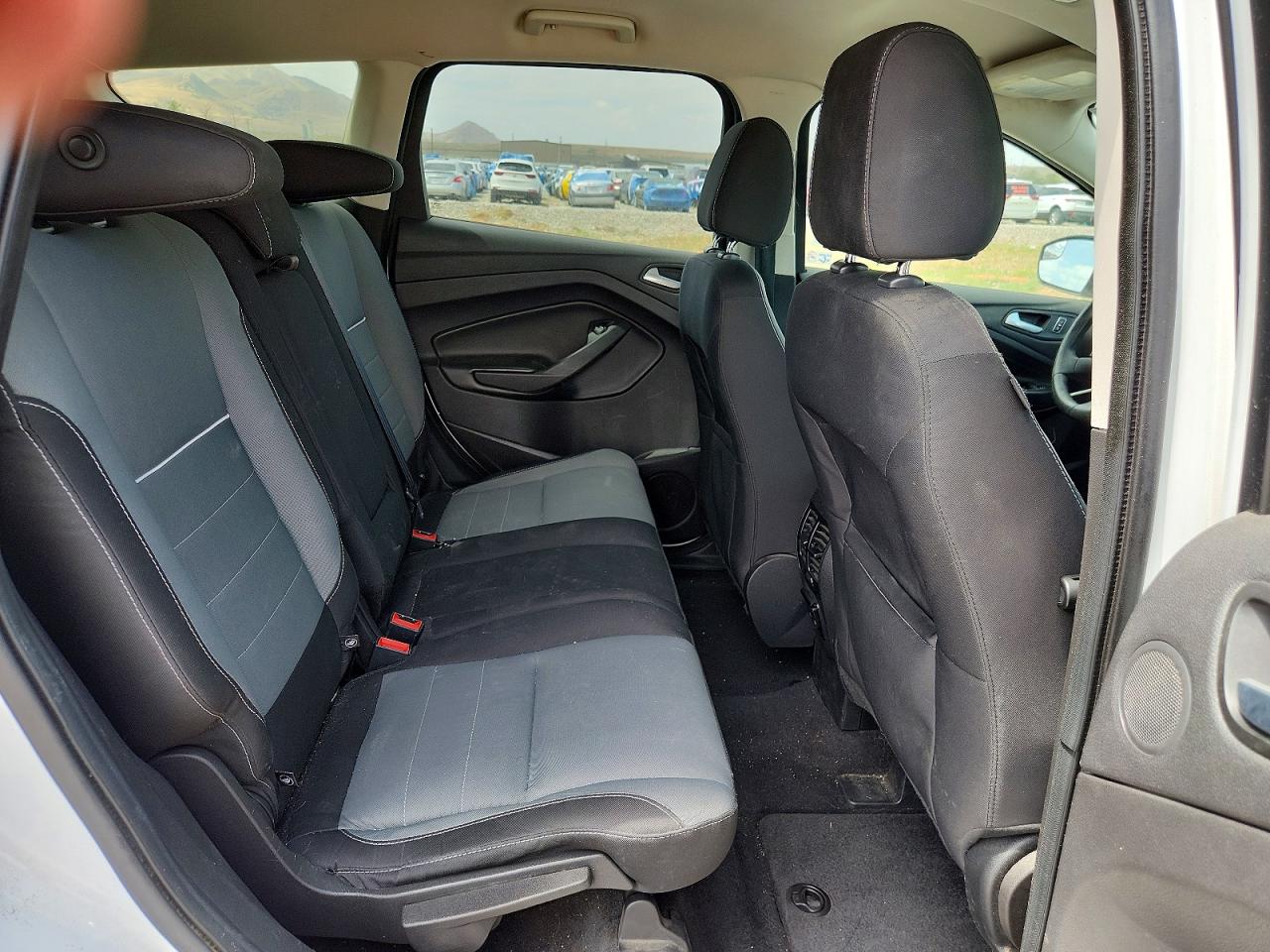 2014 Ford Escape Se White vin: 1FMCU0G98EUE53896
