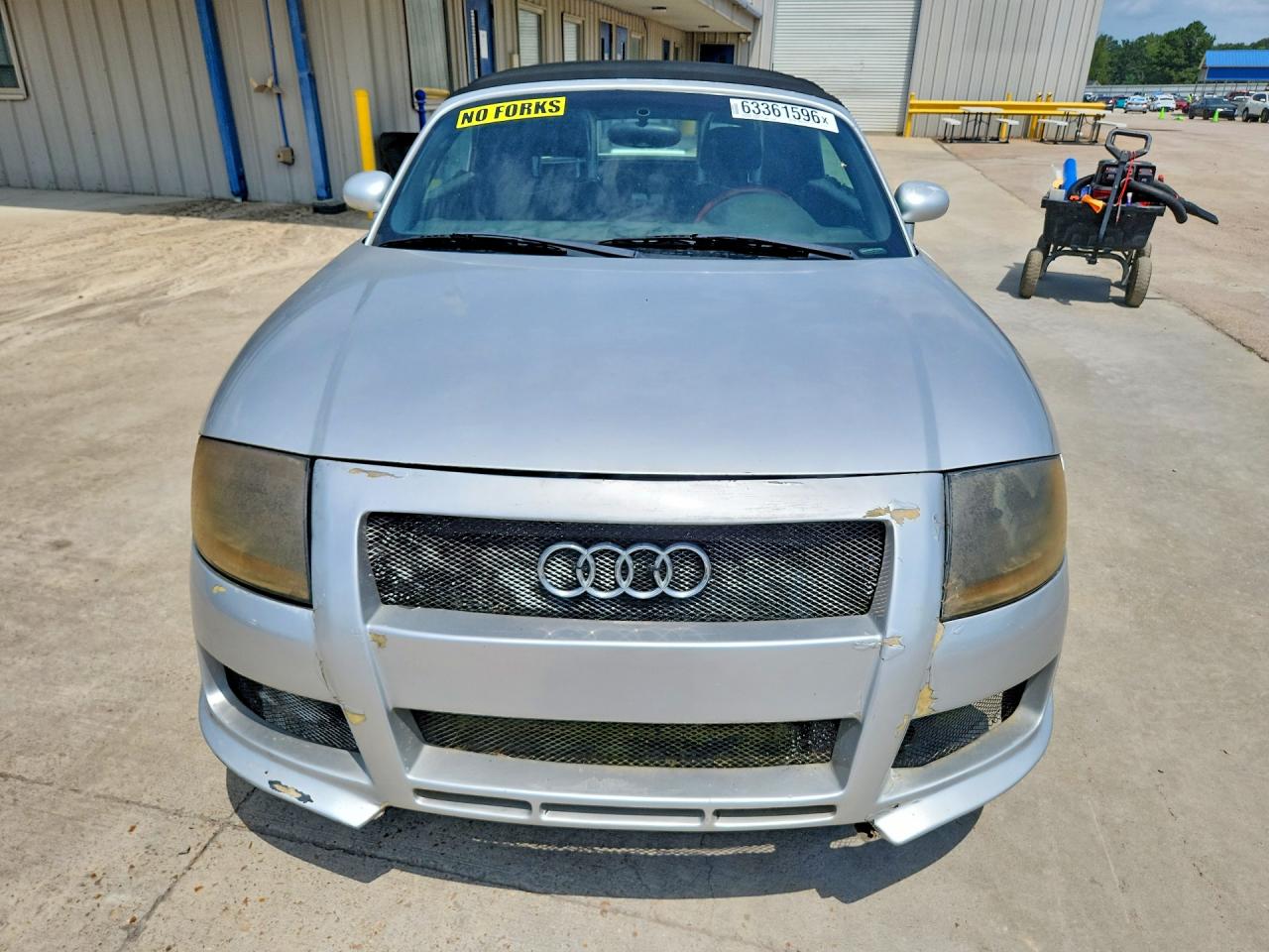 2001 Audi Tt Quattro Silver vin: TRUUT28N411017566