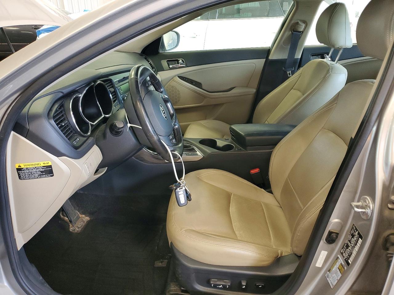 2012 Kia Optima Ex Silver vin: 5XXGN4A7XCG043430