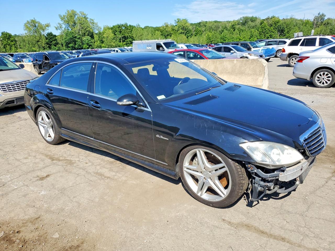 2008 Mercedes-benz S 63 Amg Black vin: WDDNG77X68A163695