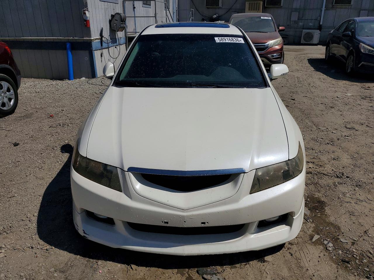 2004 Acura Tsx White vin: JH4CL96944C009138