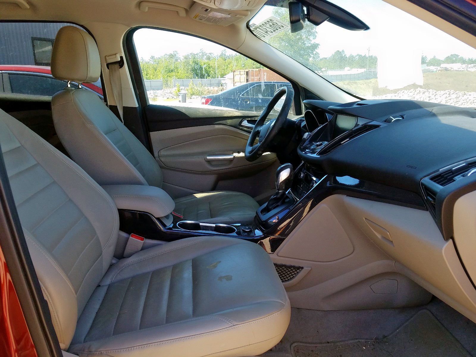 2015 Ford Escape Titanium Burgundy vin: 1FMCU0JXXFUA31119
