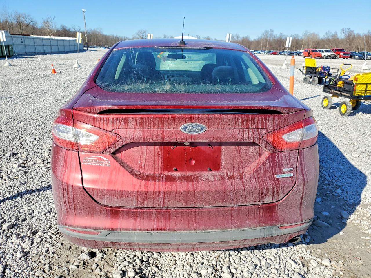 2013 Ford Fusion Se Red vin: 3FA6P0HR9DR119766