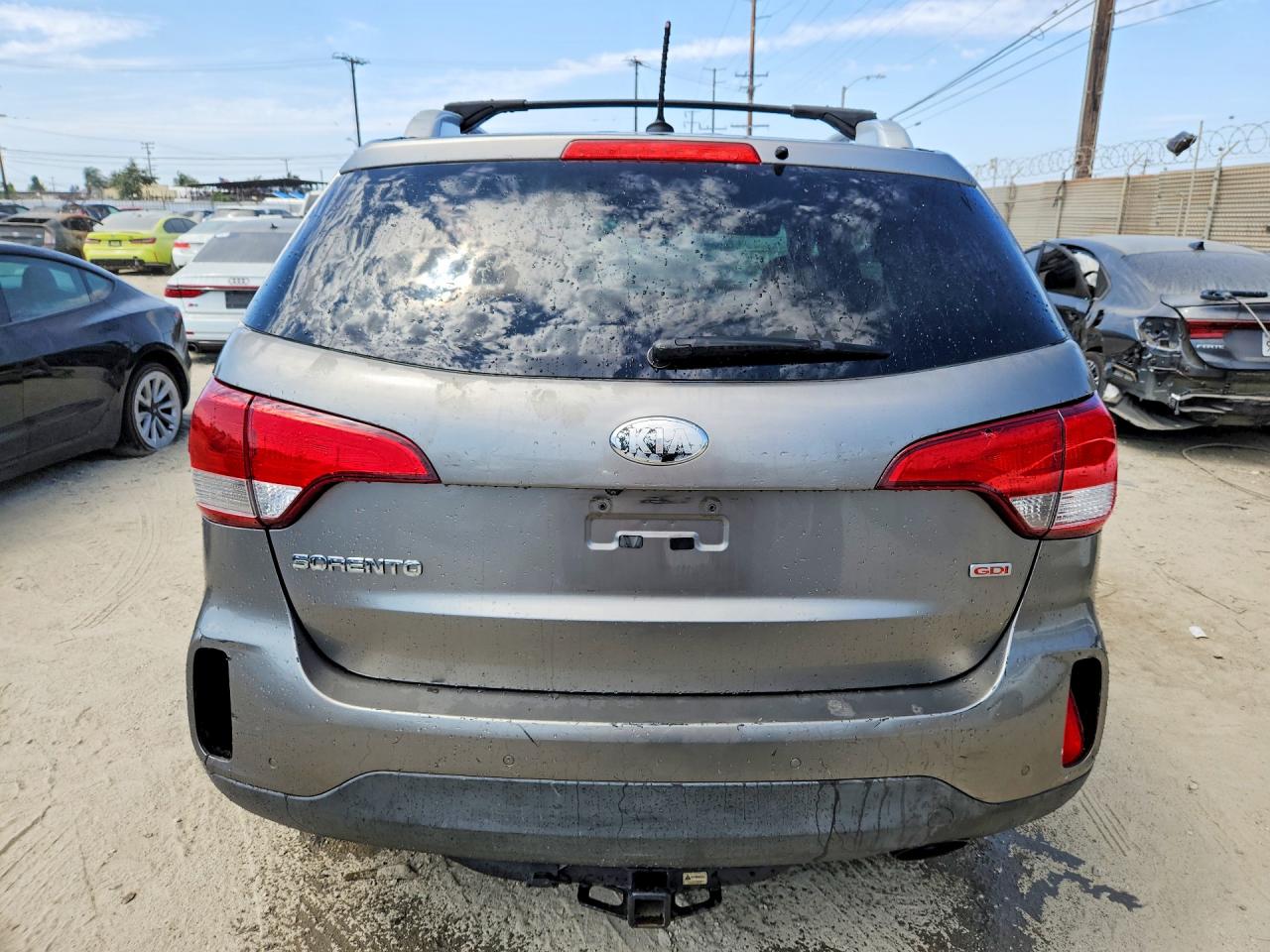 2015 Kia Sorento Lx Gray vin: 5XYKT4A68FG557154