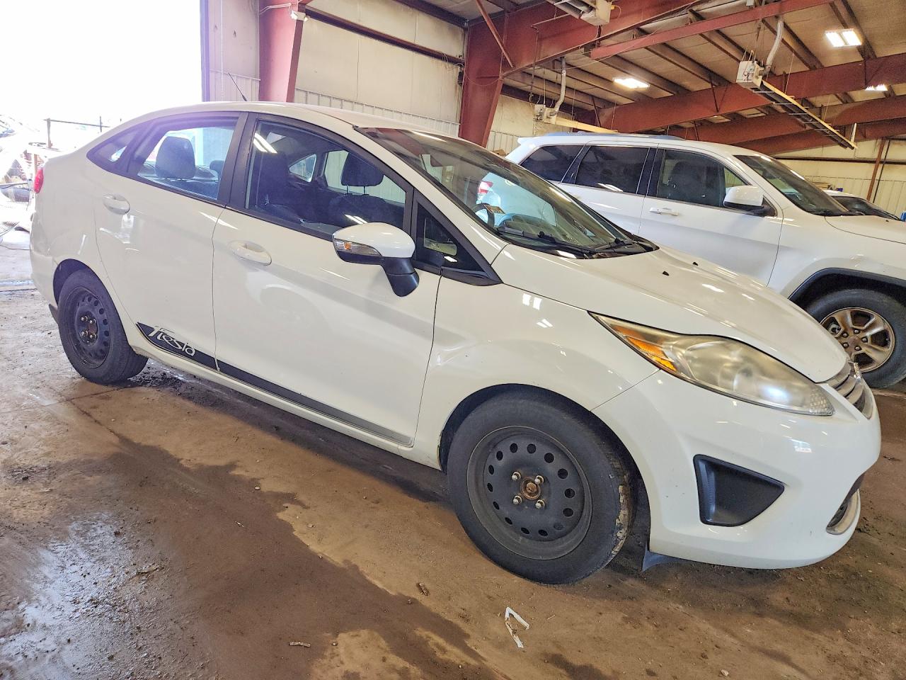 2013 Ford Fiesta Se White vin: 3FADP4BJ6DM224991