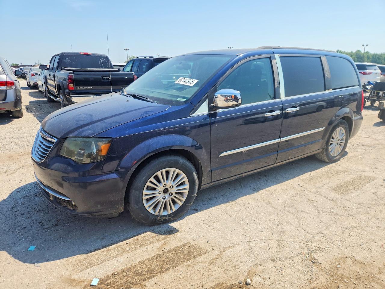 2012 Chrysler Town & Country Touring L Blue vin: 2C4RC1CG9CR339024