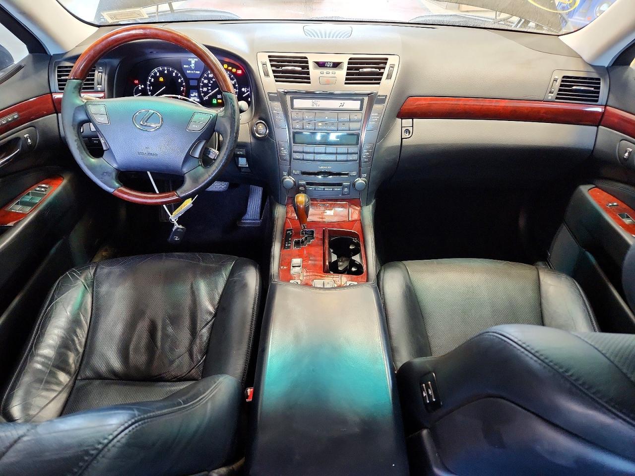 2008 Lexus Ls 460 Base Black vin: JTHBL46F485062579