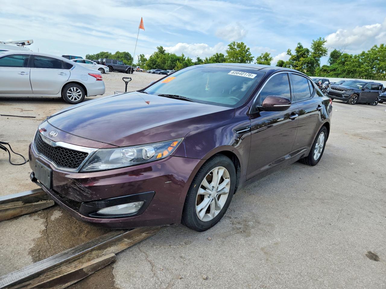 2013 Kia Optima Ex Purple vin: 5XXGN4A73DG133875