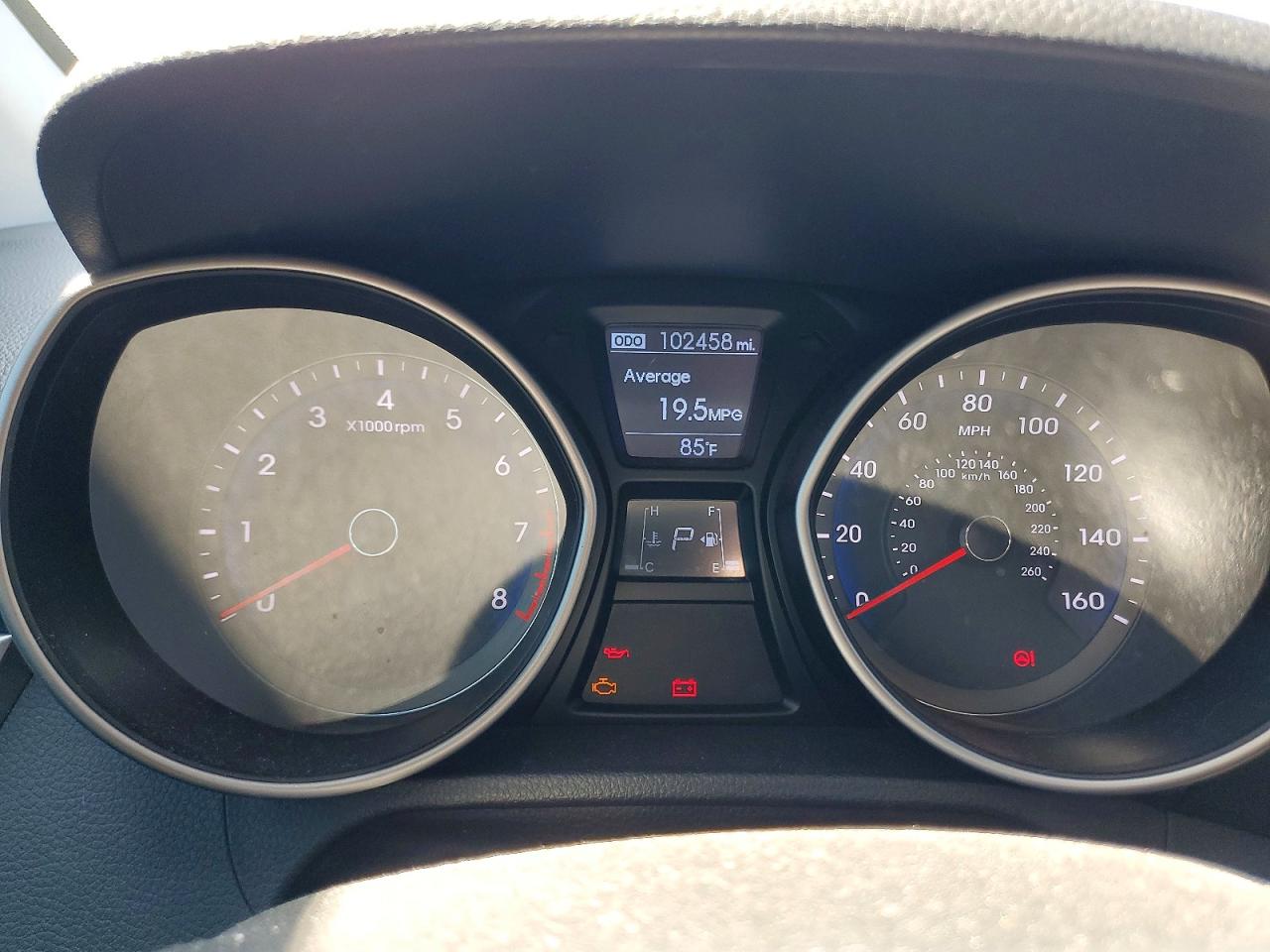 2013 Hyundai Elantra Gt Base Blue vin: KMHD35LE1DU089004