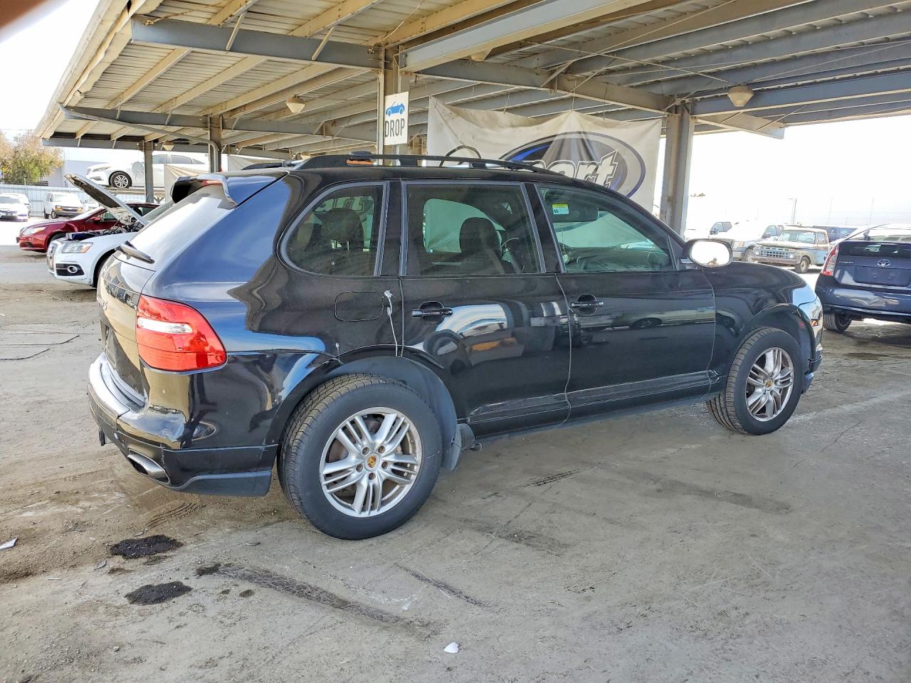 2008 Porsche Cayenne S Черный vin: WP1AB29P38LA34484
