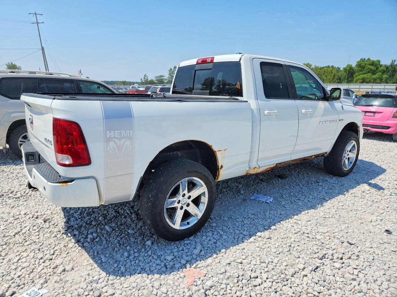 2012 Dodge Ram 1500 Sport White vin: 1C6RD7HT9CS105218