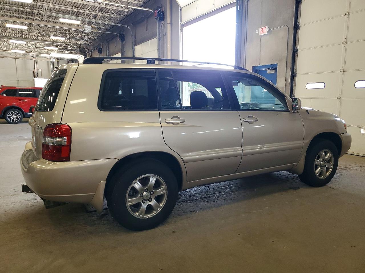 2006 Toyota Highlander Limited Tan vin: JTEDP21A160125836