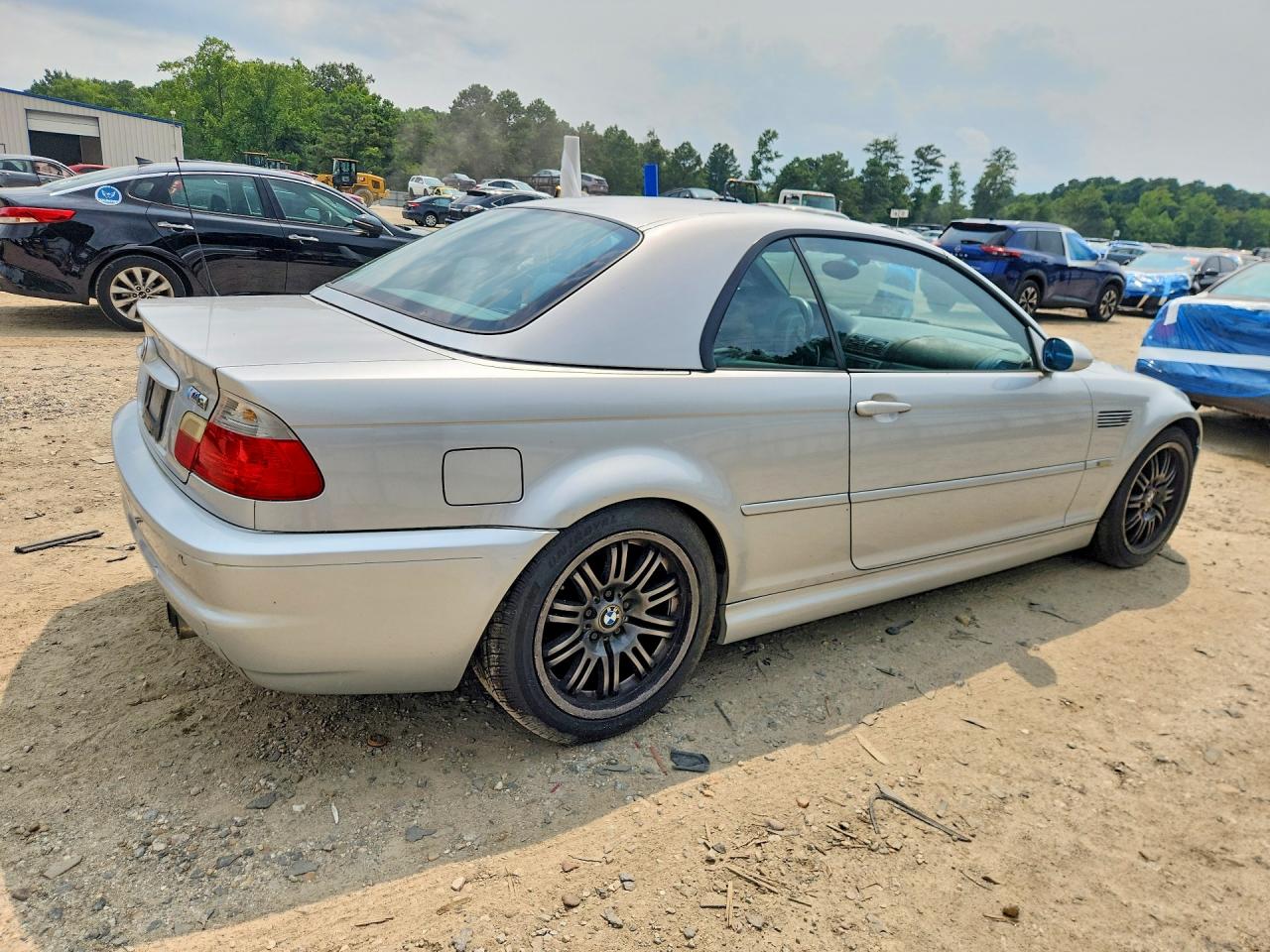 2003 Bmw M3 Silver vin: WBSBR93483PK00775