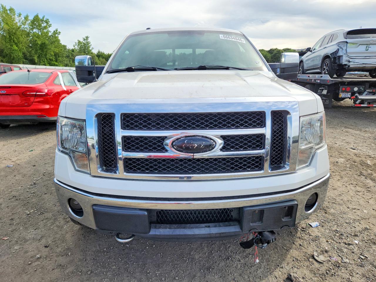 2012 Ford F150 Supercrew White vin: 1FTFW1ET2CFC66459