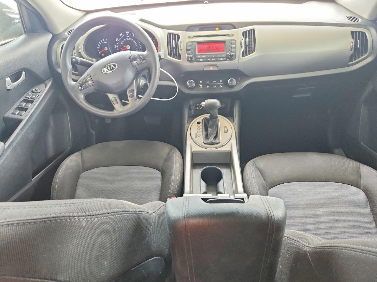 2014 Kia Sportage Lx Black vin: KNDPBCAC0E7642624