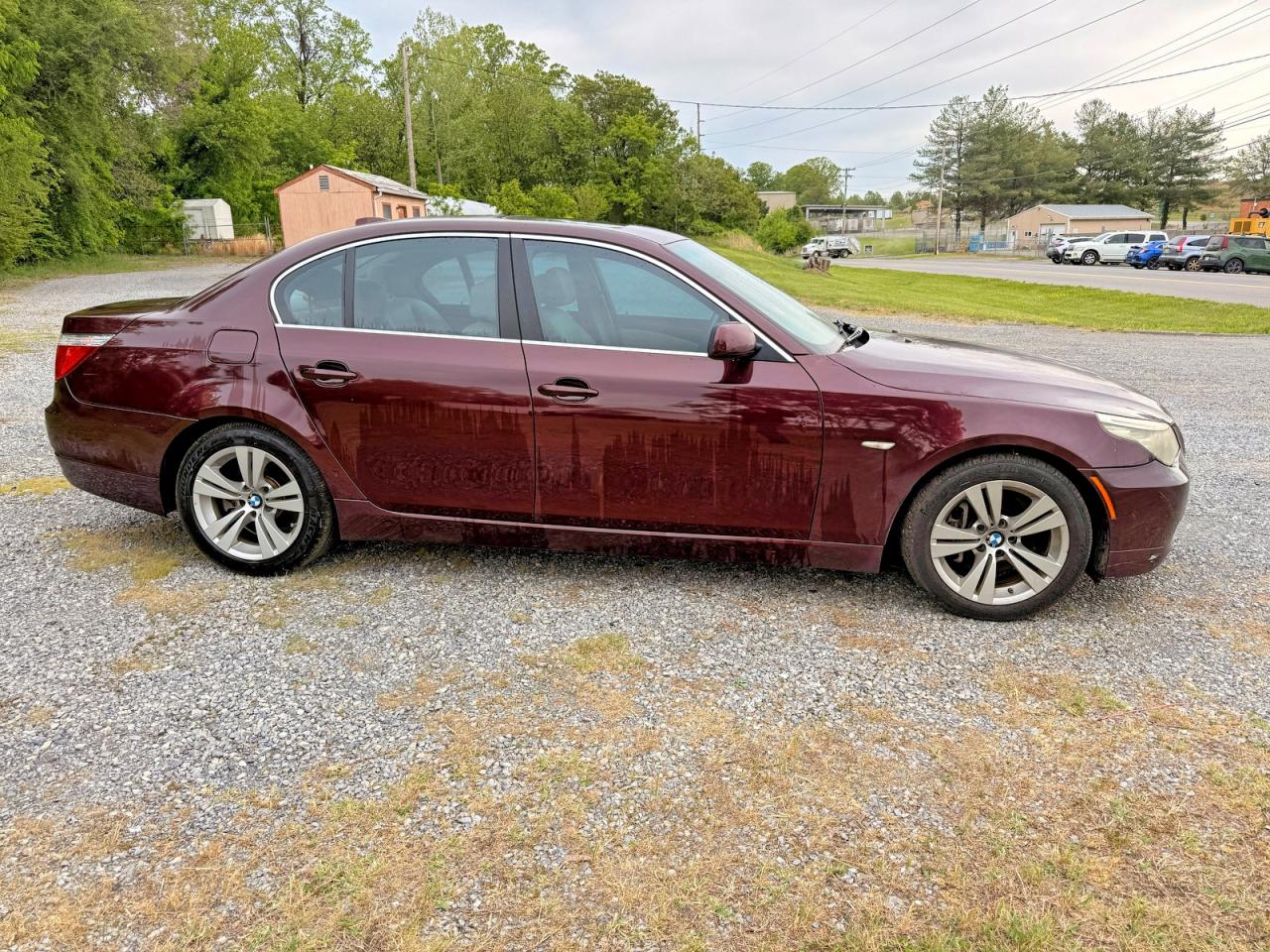 2009 Bmw 528 I Burgundy vin: WBANU53539C119930