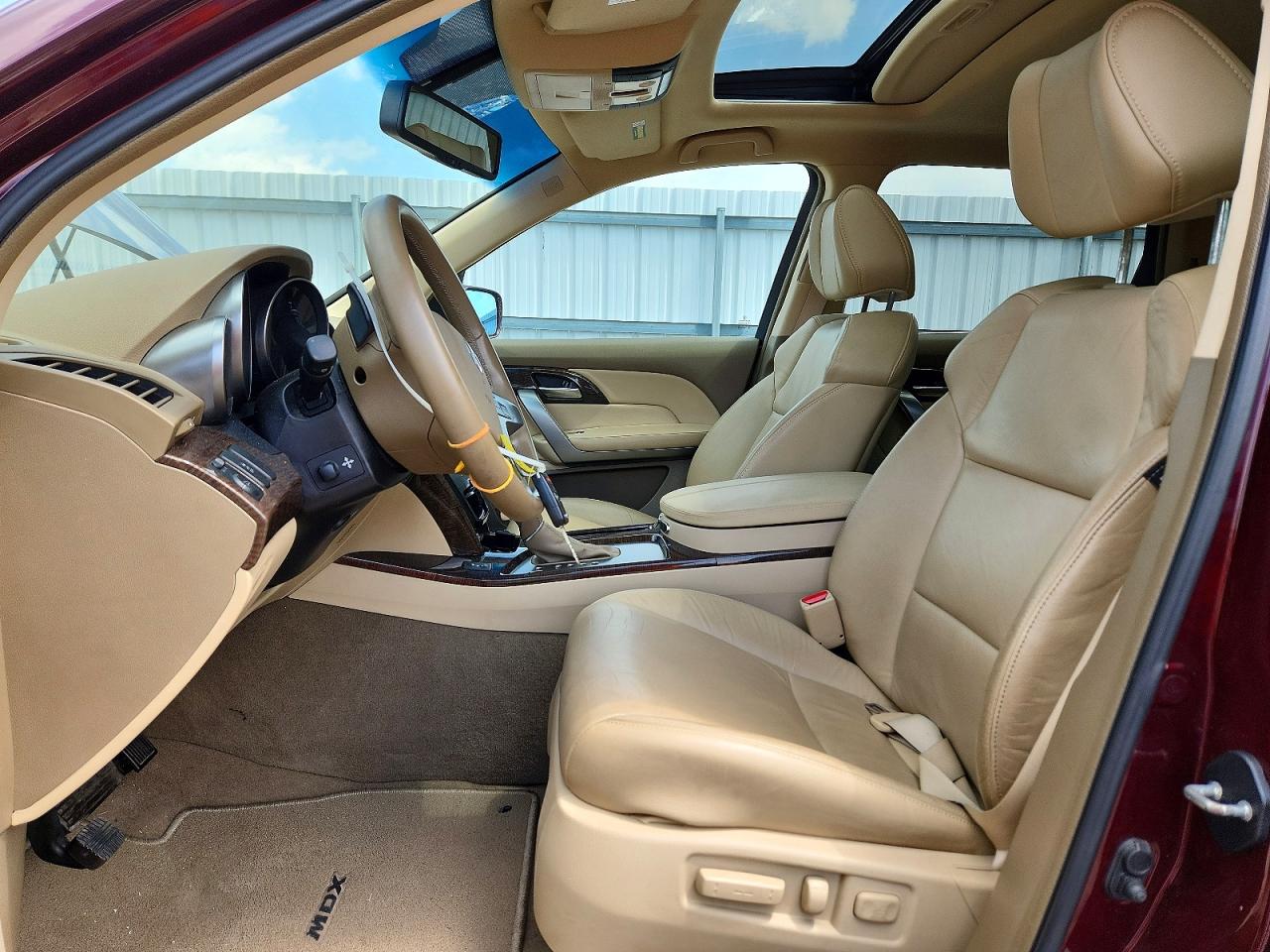2013 Acura Mdx Burgundy vin: 2HNYD2H22DH515974