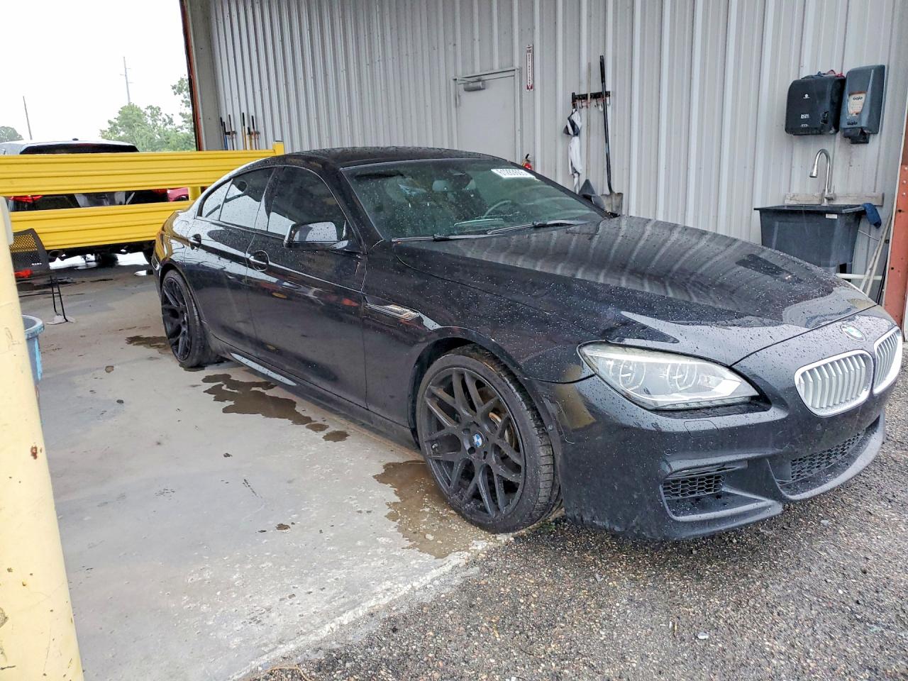 2015 Bmw 650 I Gran Coupe Черный vin: WBA6B2C51FGB99227