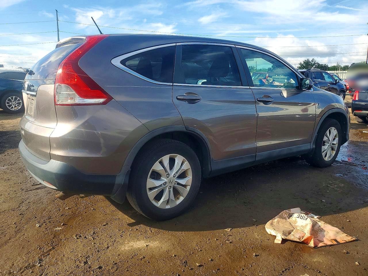2012 Honda Cr-v Ex Gray vin: 5J6RM3H57CL024838