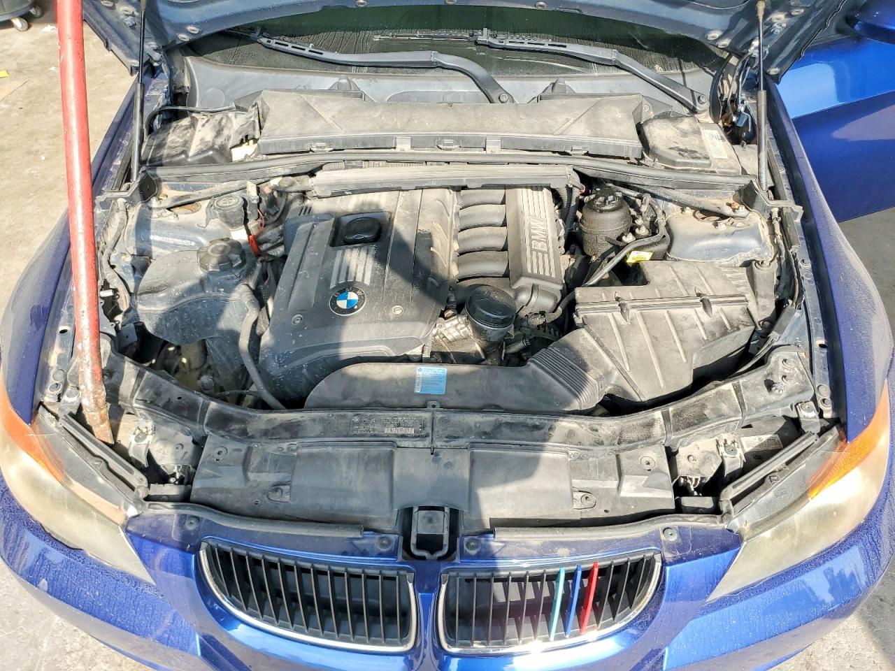 2007 Bmw 328 I Blue vin: WBAVA33527PG53605