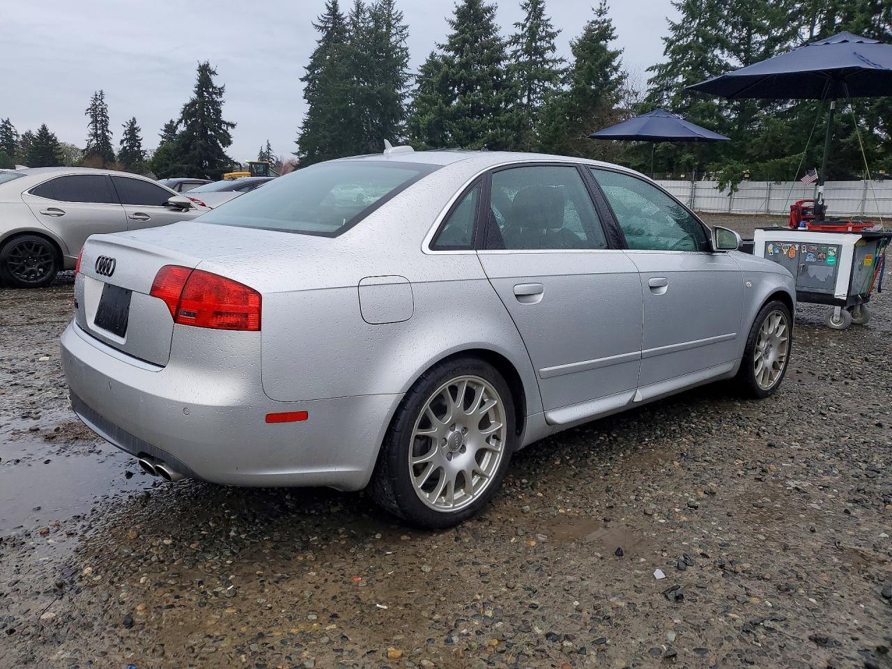 2006 Audi S4 Quattro Silver vin: WAUGL78E96A181369
