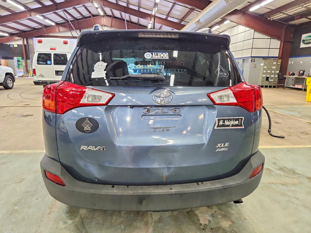 2013 Toyota Rav4 Xle Blue vin: JTMRFREV5DD038188