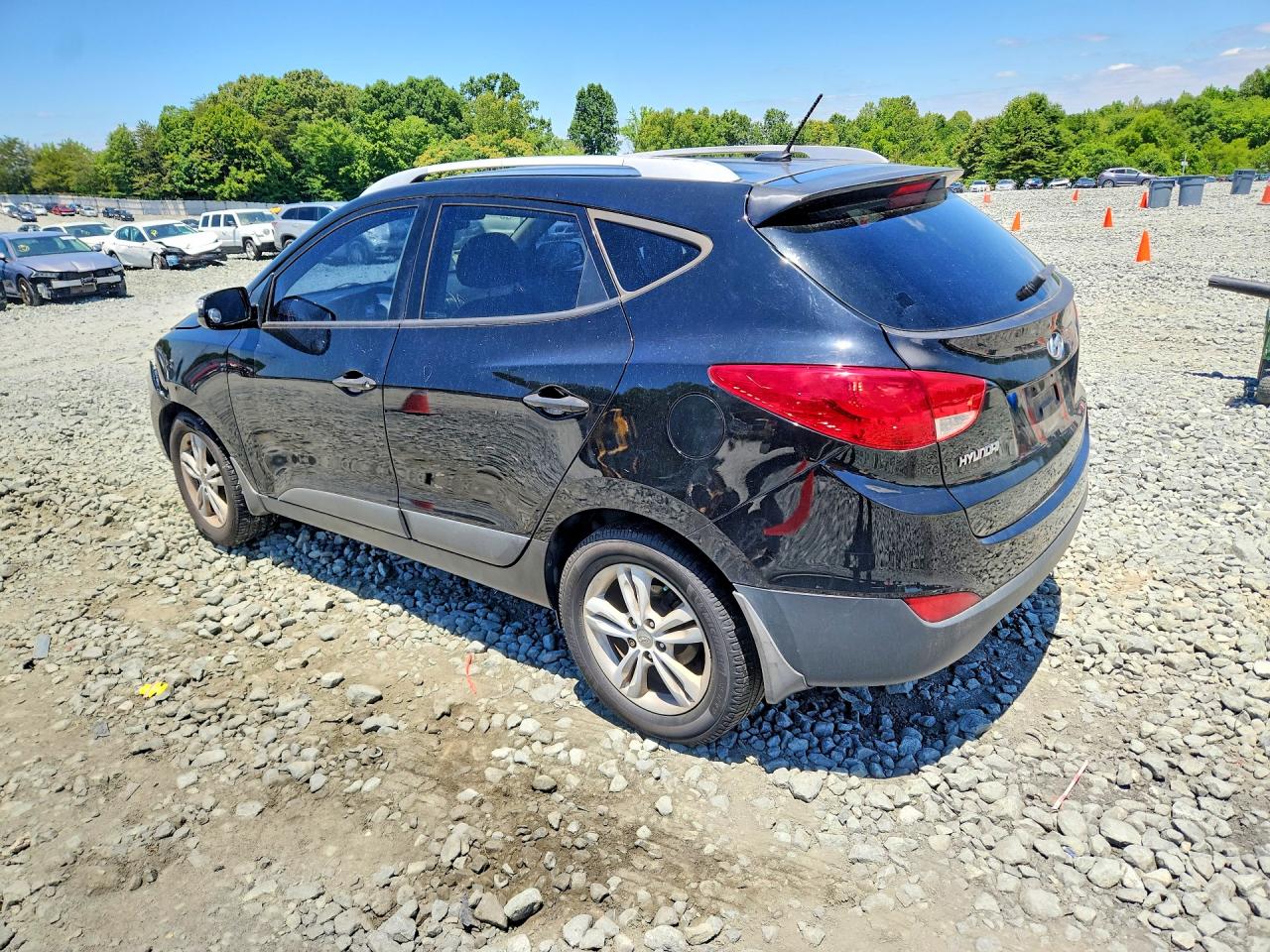 2012 Hyundai Tucson Gls Black vin: KM8JU3AC0CU344729