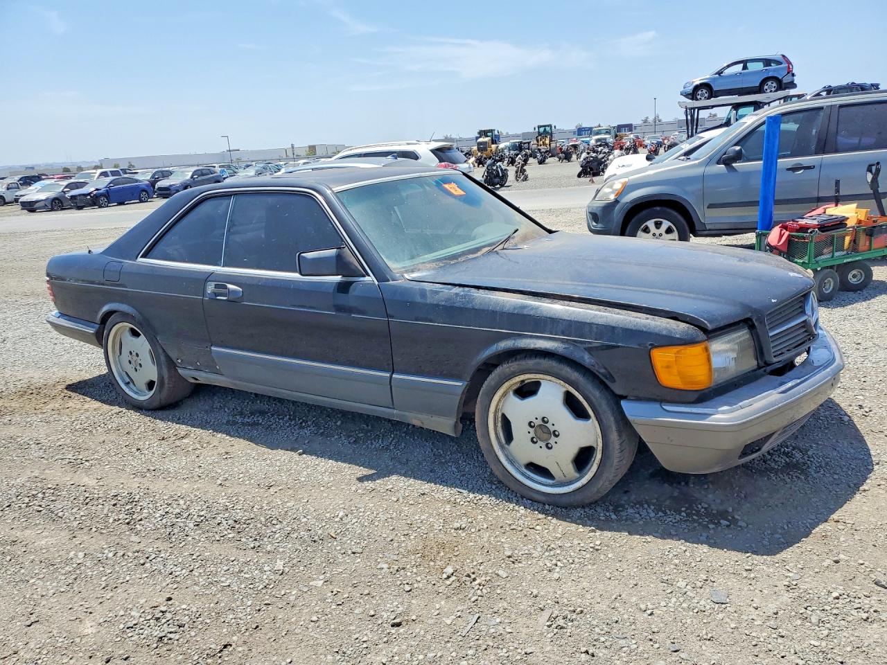1989 Mercedes-benz 560 Sec Black vin: WDBCA45E6KA487092