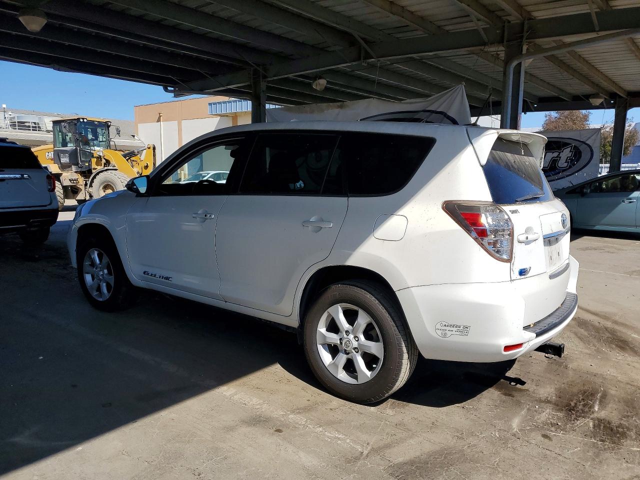 2013 Toyota Rav4 Ev Base White vin: 2T3YL4DV5DW002173