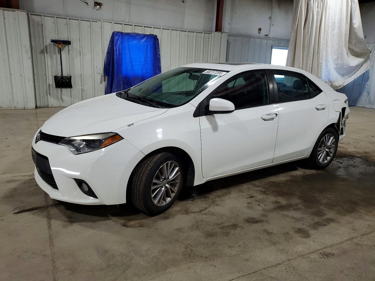 2014 Toyota Corolla Le Premium White vin: 5YFBURHE3EP133379