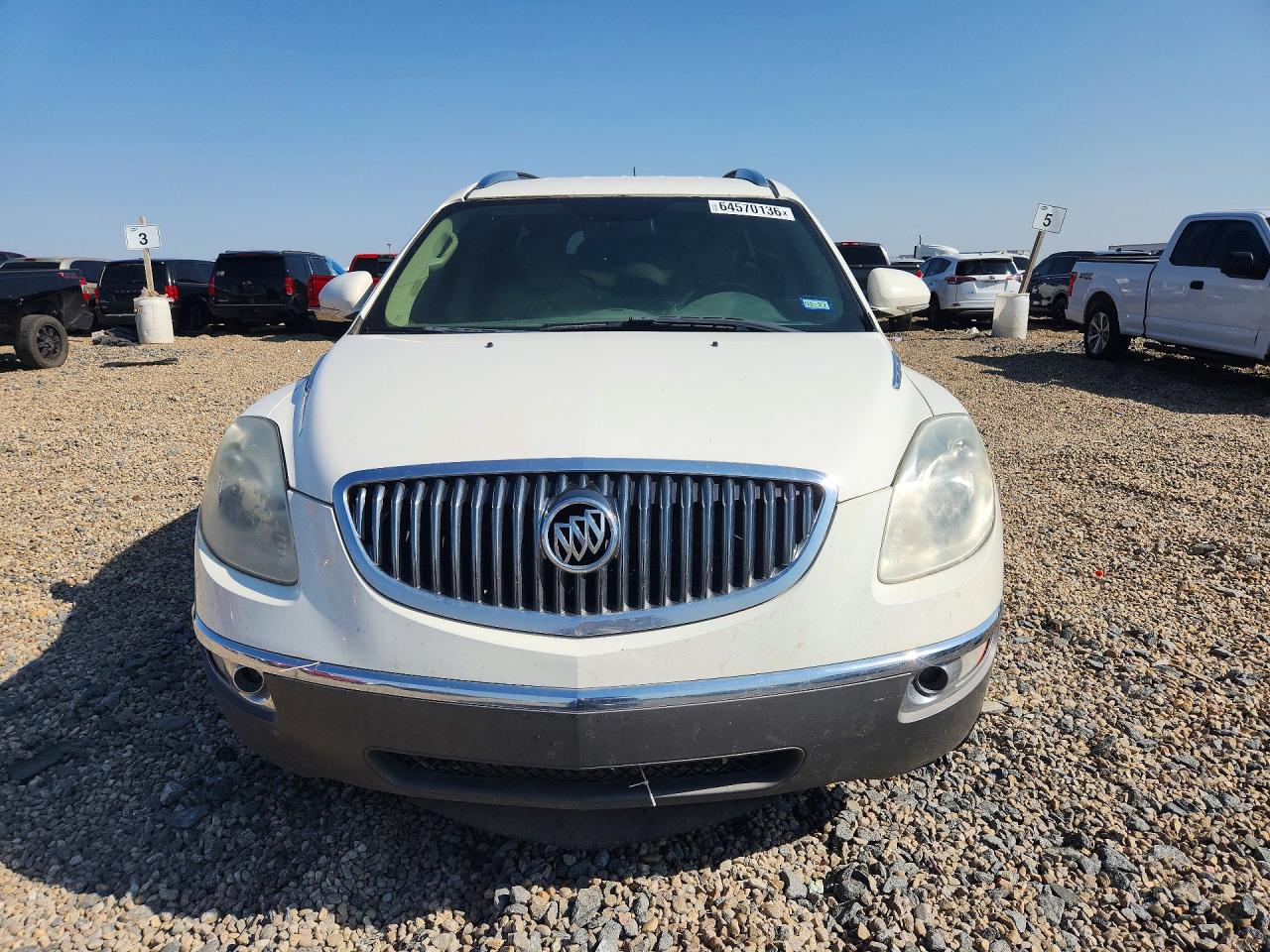 2010 Buick Enclave Cxl White vin: 5GALRCED1AJ210782