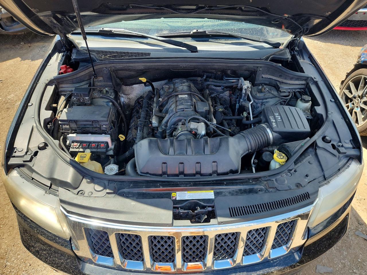 2012 Jeep Grand Cherokee Overland Black vin: 1C4RJFCT6CC141610