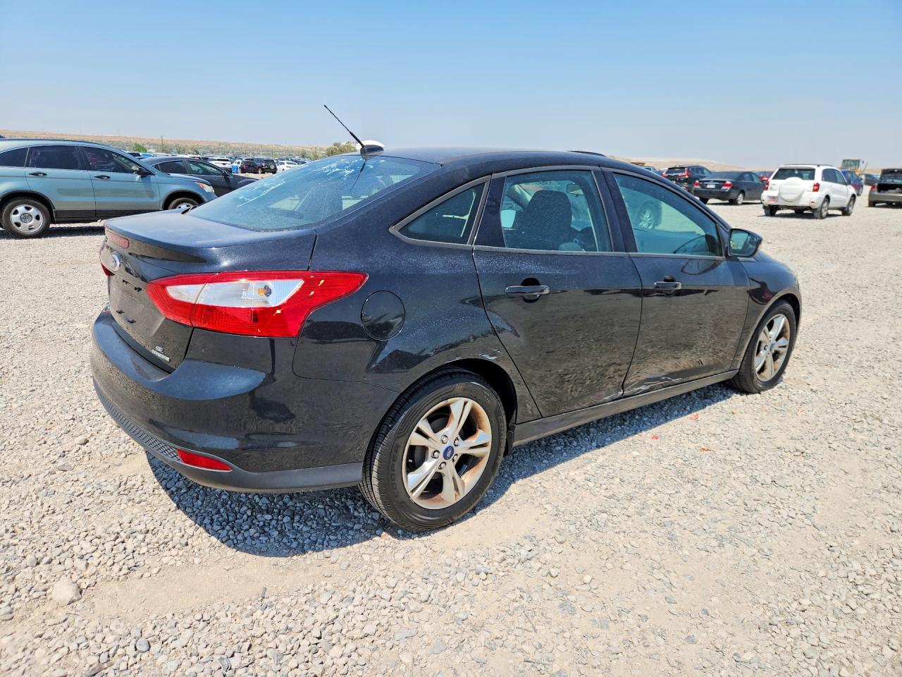 2013 Ford Focus Se Black vin: 1FADP3F2XDL212938
